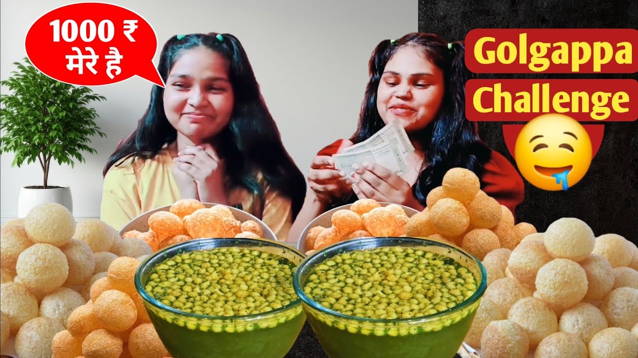 Golgappa Challenge 😱 | Pani Puri Eating Competition | #NomNomGirls #FoodChallenge #StreetFoodIndia