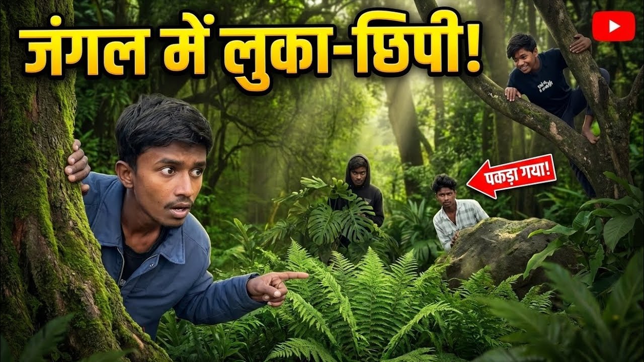 HODE & SEEK Challenge..! लुका छपी Challenge😄 जंगल में चैलेंज कर दिया…😂#challenge #fannyvideo 