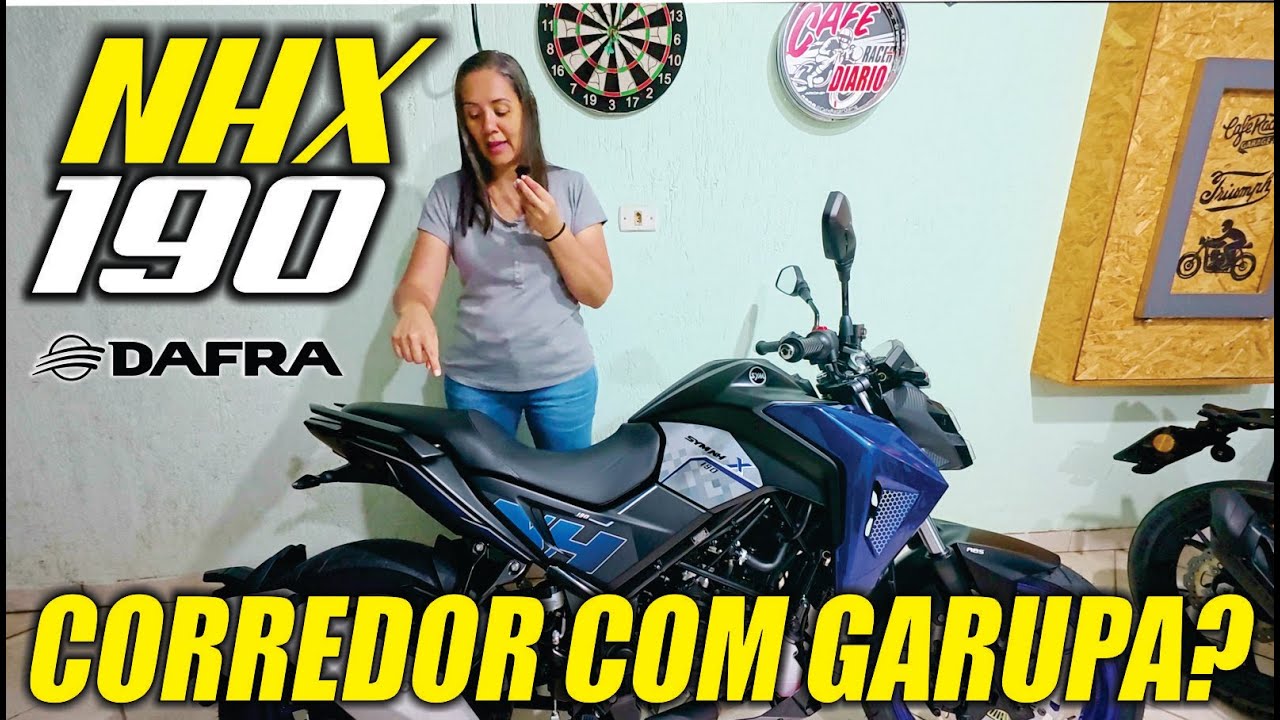 DAFRA SYM NHX 190 2025 | RELATOS DA GARUPA #dafra #sym #nhx190