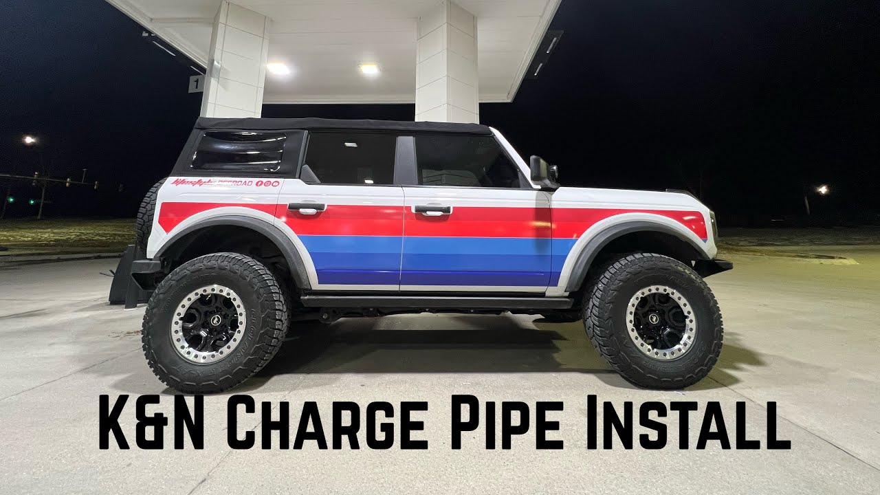 2021+ Ford Bronco Charge Pipe Install