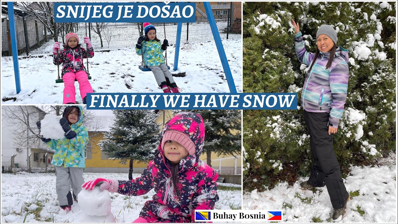 Napokon snijeg stigao u Bosnu | Finally show has arrived in Bosnia