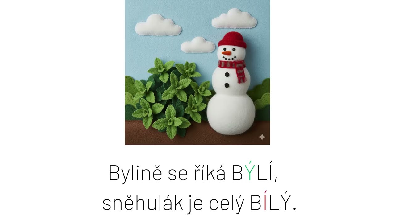 Vyjmenovaná slova po B - OPAKY