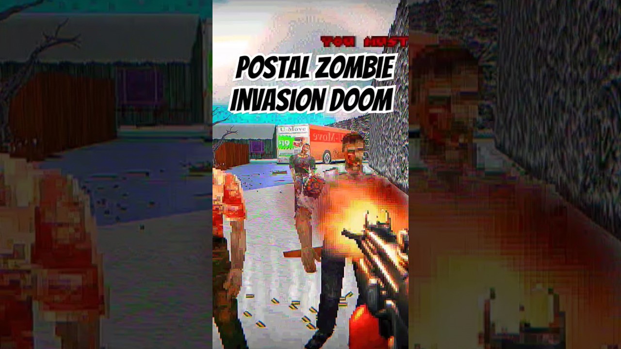 I turned the new POSTAL DOOM TC into a ZOMBIE Invasion game #deltatouch