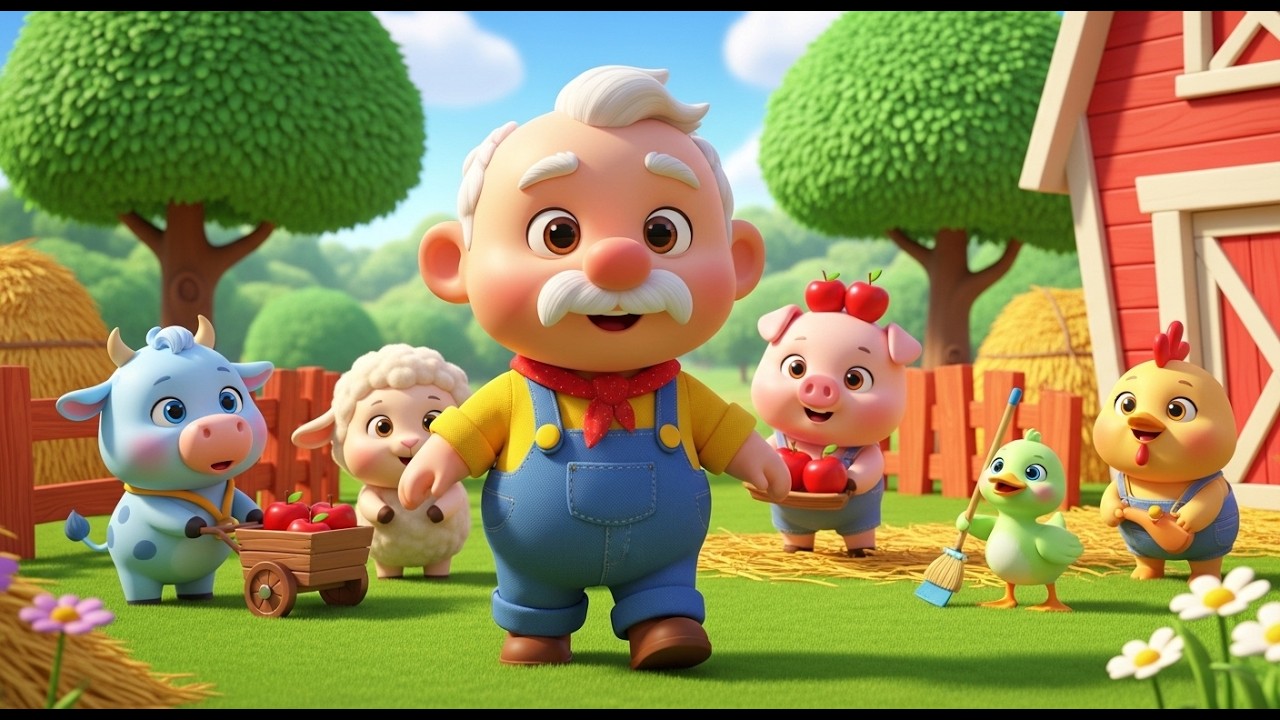 Old MacDonald’s Farm Needs Help Today 🚜🌾 | Animal Rescue & Teamwork Song for Kids 🐄🐔