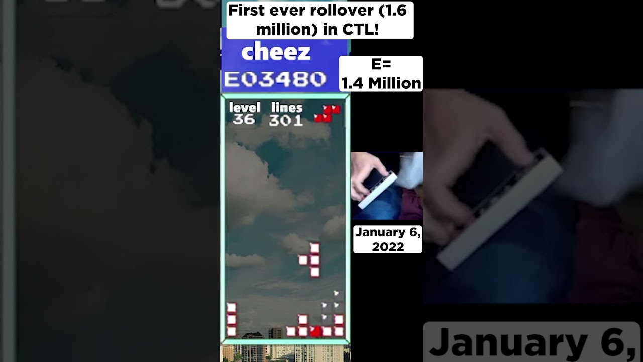 Cheez gets the FIRST ever ROLLOVER in CTL history! | #twitch #tetris