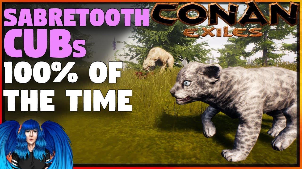 BEST SABRETOOTH CUB LOCATION ON THE ISLE OF SIPTAH | Conan exiles Siptah |