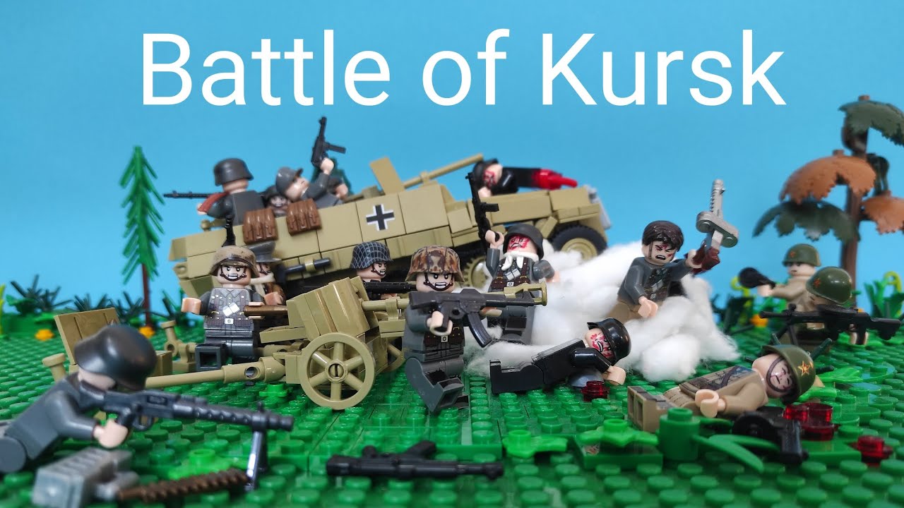 Battle of Kursk part 1 #lego #ww2 #history #makieta #czołgi #animation #lego #wojsko#kursk 