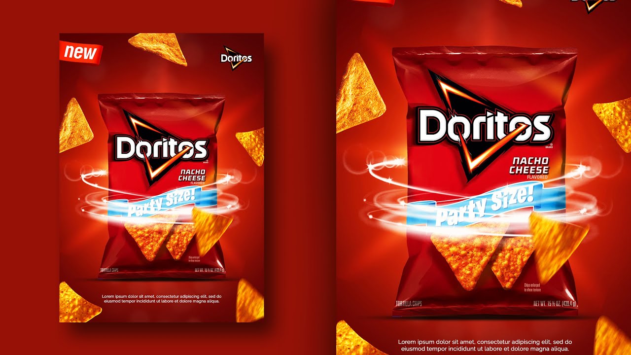 Doritos Poster Design | Photoshop Tutorials