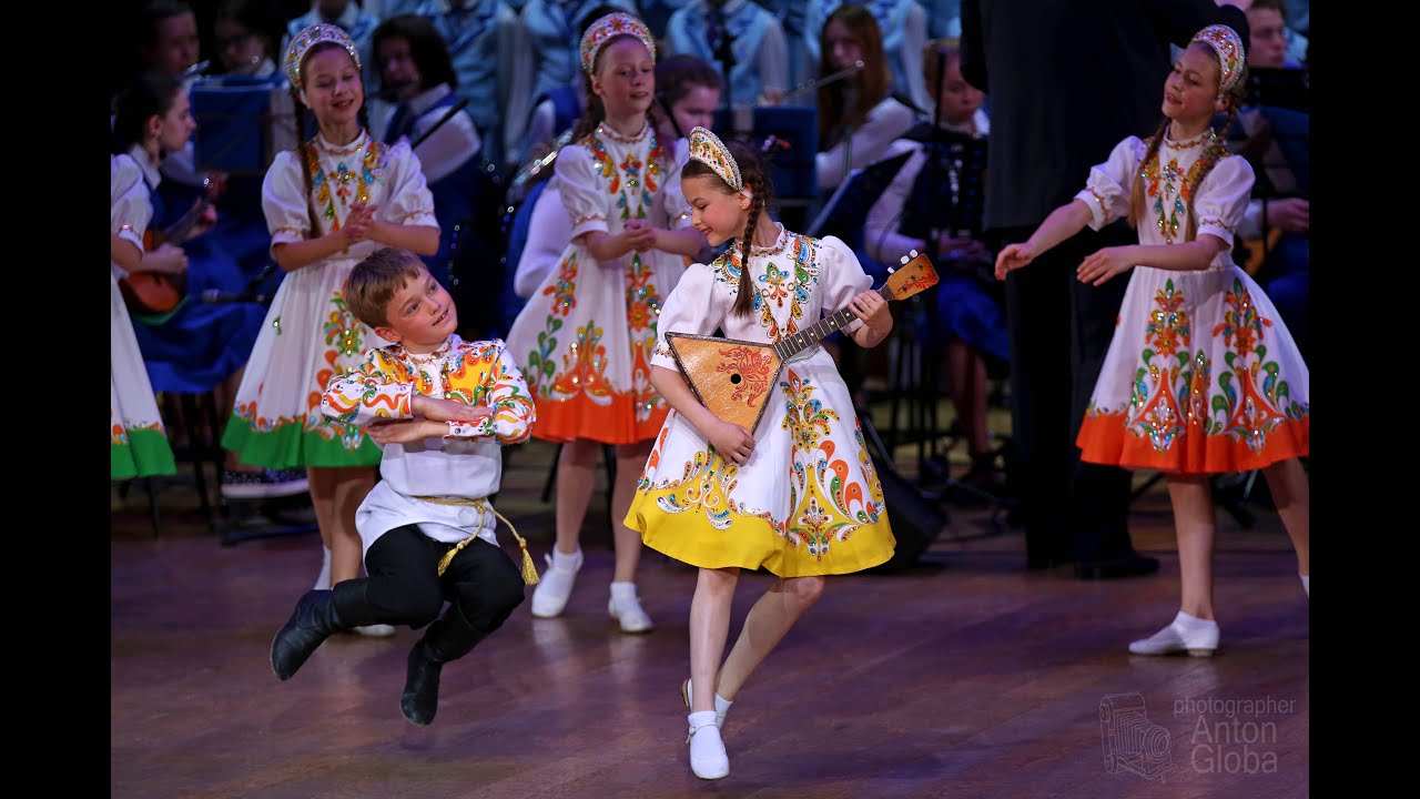 Русский шуточный танец «БАЛАЛАЙКА», Ансамбль Локтева. 4К