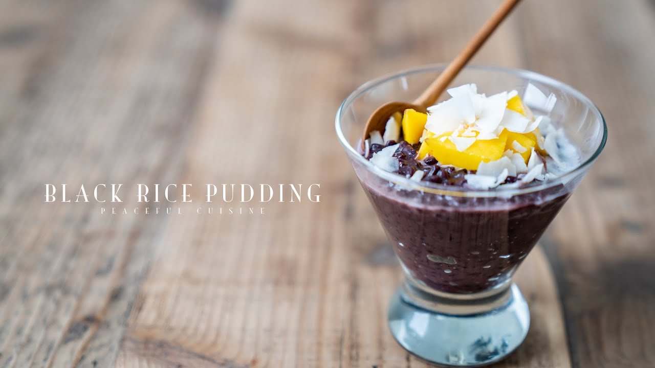 Black Rice Pudding (vegan) ☆ ブラックライスプディングの作り方