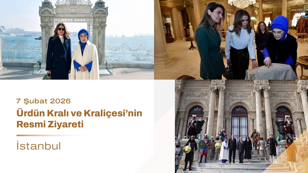 Ürdün Kralı ve Kraliçesi’nin Resmi Ziyareti 