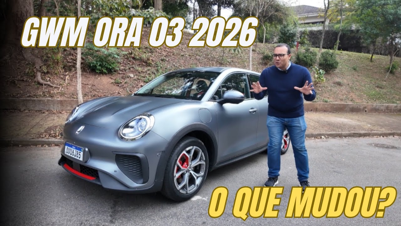 GWM ORA 2026 revelado! Pequenas mudanças, grandes dúvidas