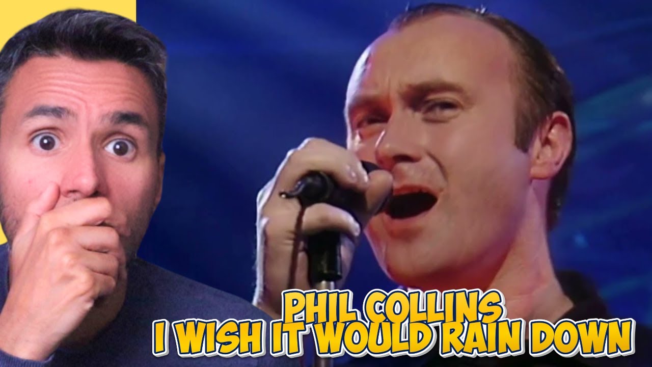 Phil Collins - I Wish It Would Rain Down (REACTION) First Time Hearing It