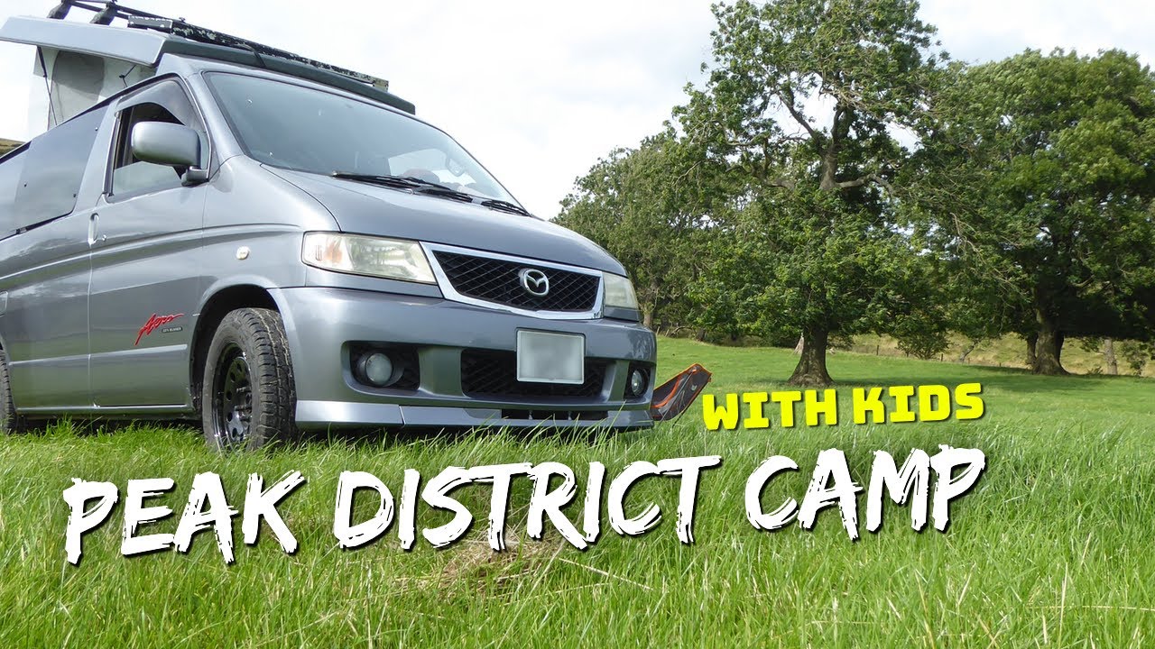 Peak District Camp in a Mazda Bongo Campervan