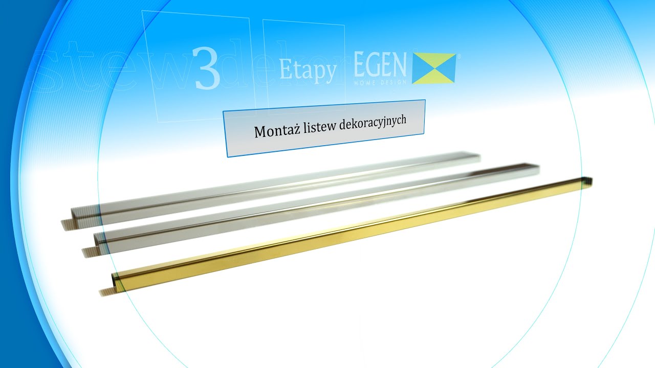 Montaż ozdobnych listew do glazury Egen - Lensis Studio