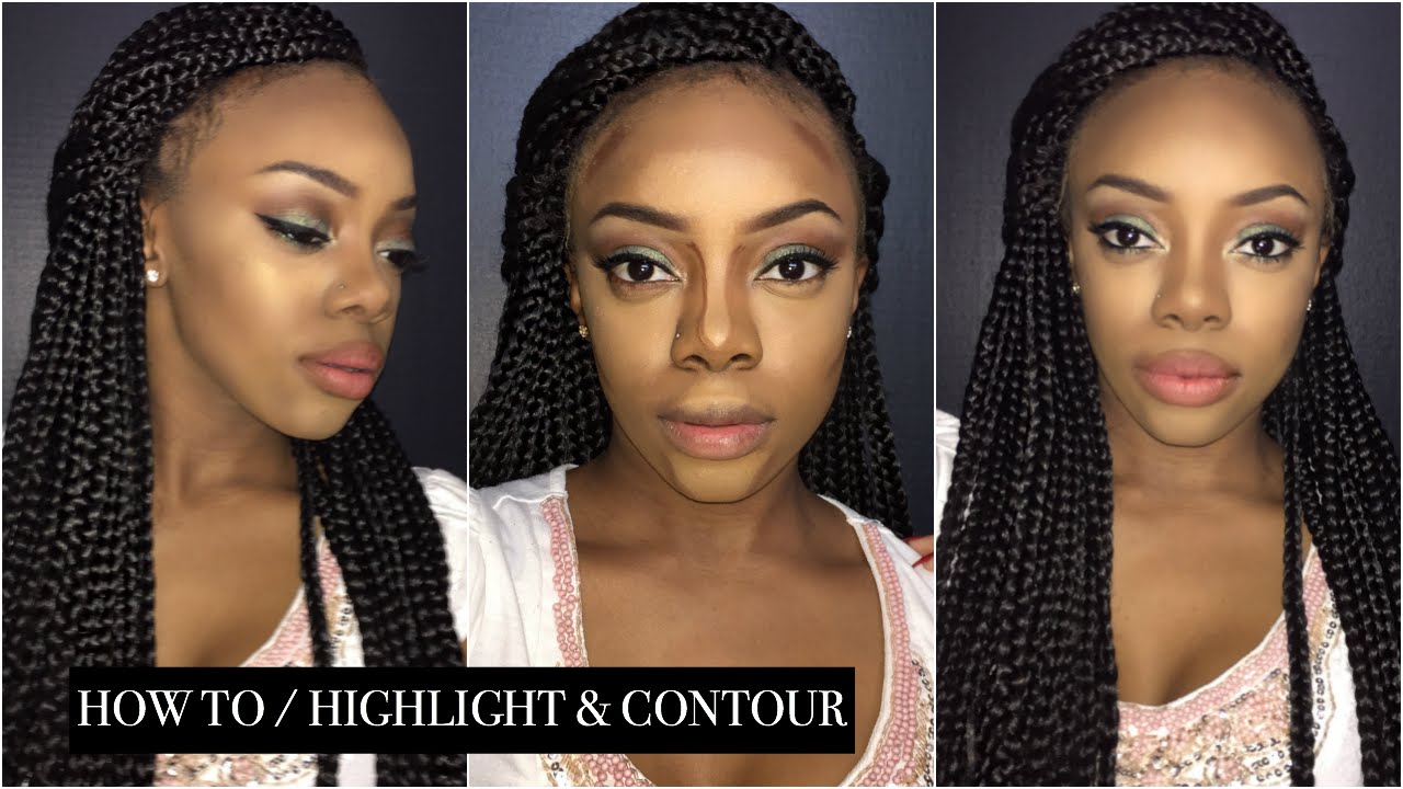 HOW TO: Highlight & Contour using NYX Conceal, Correct, Contour Palette (W.O.C. Friendly) | Just Ana