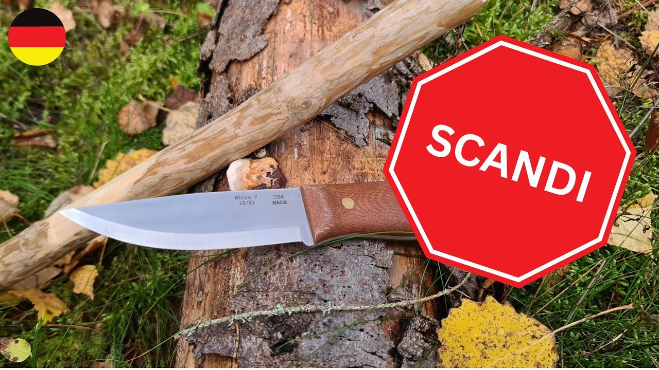 Scandi Anschliff - Ich habe meine Meinung ge&auml;ndert - aus gutem Grund l WC Knives Woodsman Classic