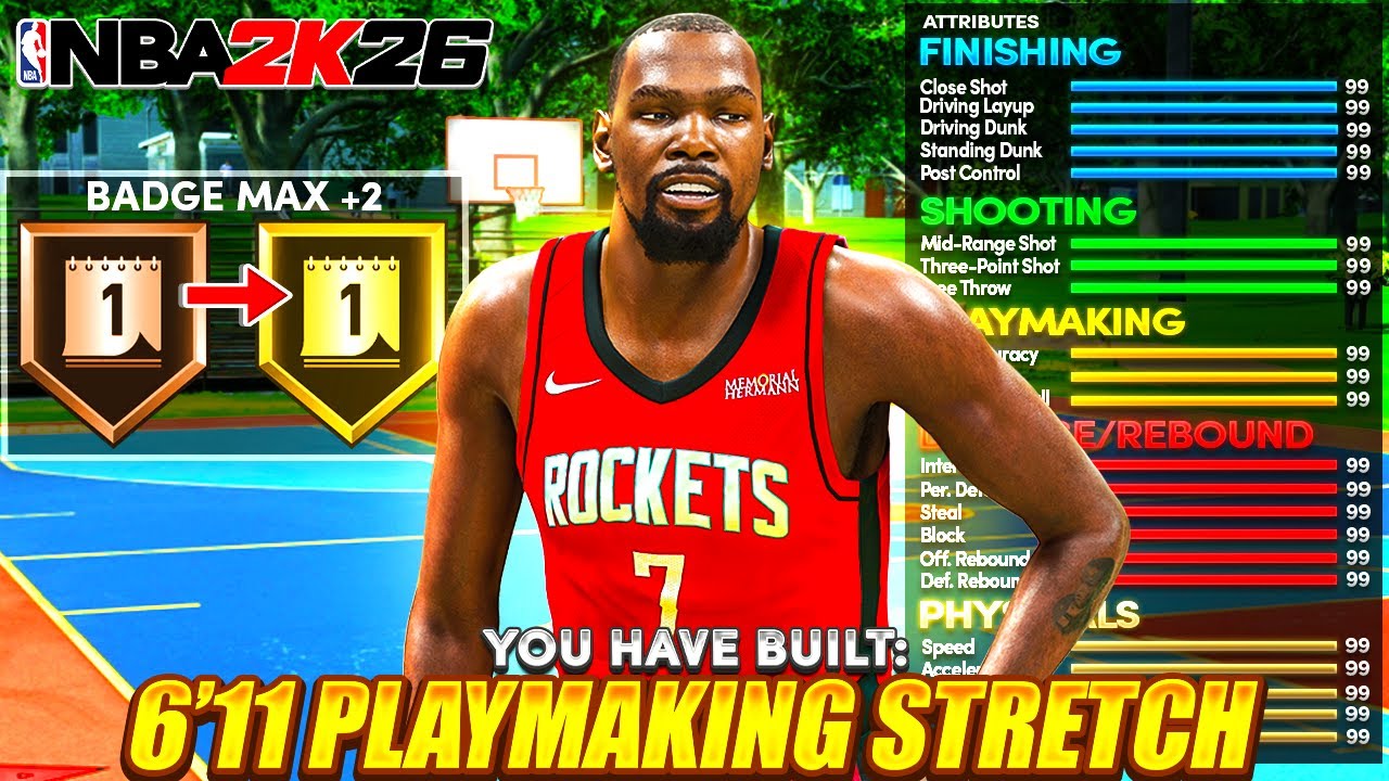 Новые МЕТА 6'11 STRETCH BIG BUILDS неостановимы после патча в NBA 2K26 BEST 6'11 BUILDS