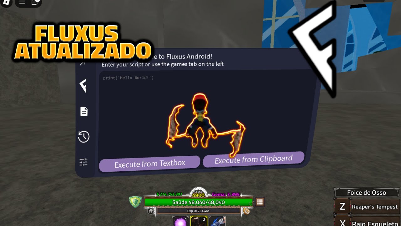 SAIU! FLUXUS ATUALIZADO LINK DIRETO + SCRIPT OP PARA KING LEGACY