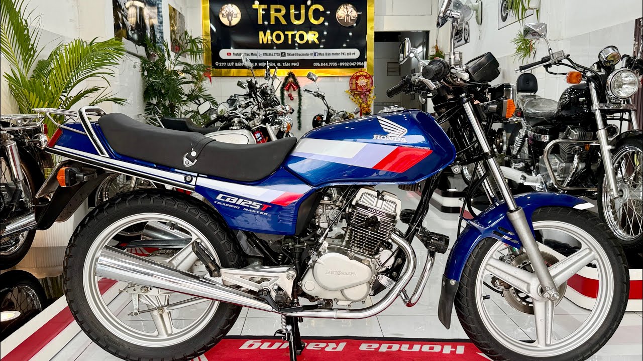 Kỷ niệm 1 thời Huyền thoại :Honda CB125T nòng súng đời 1998, zin nguyên thủy sau gần 30 năm,cực đẹp.