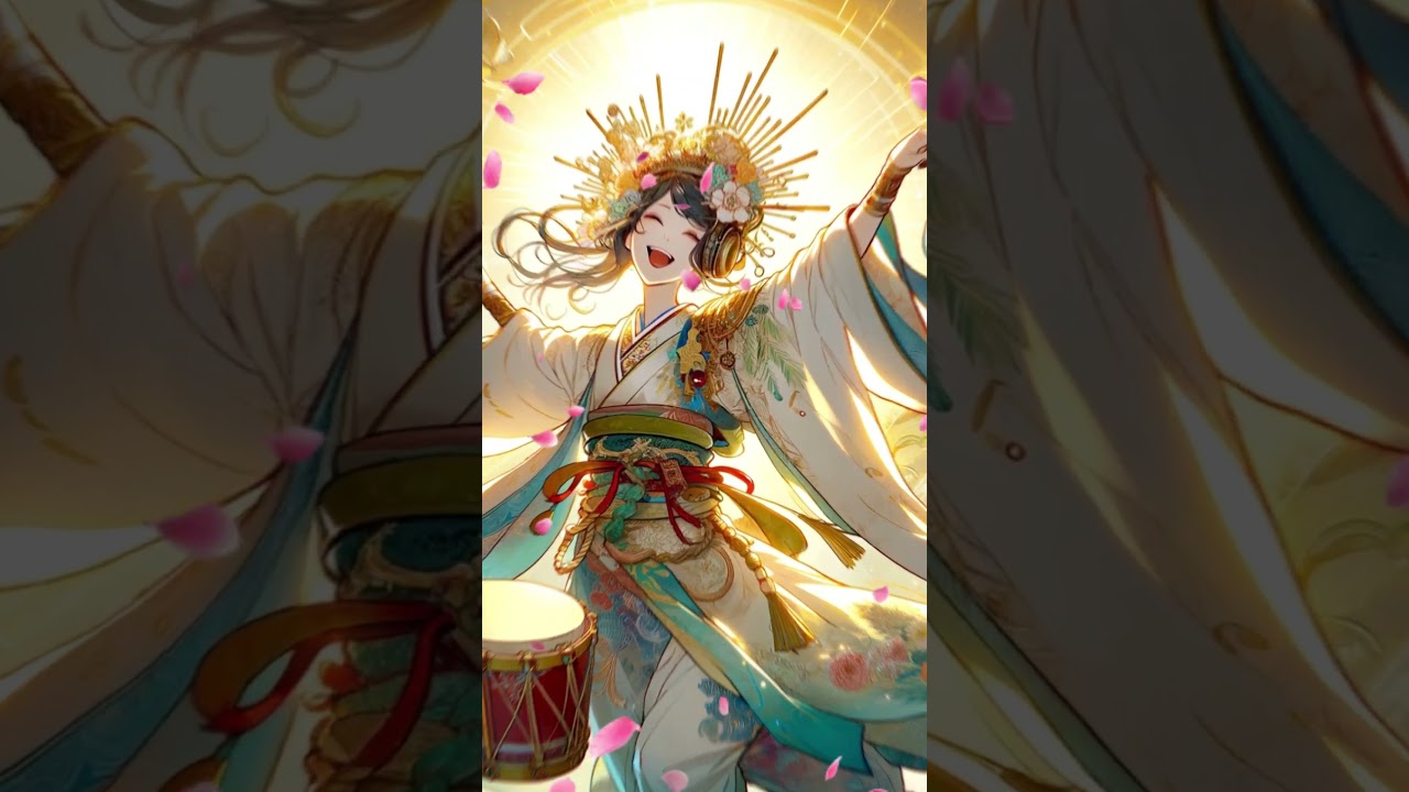 Uzume: La Danse Qui a Rallum&eacute; le Soleil 🌞✨ #japon #mythologiejaponaise
