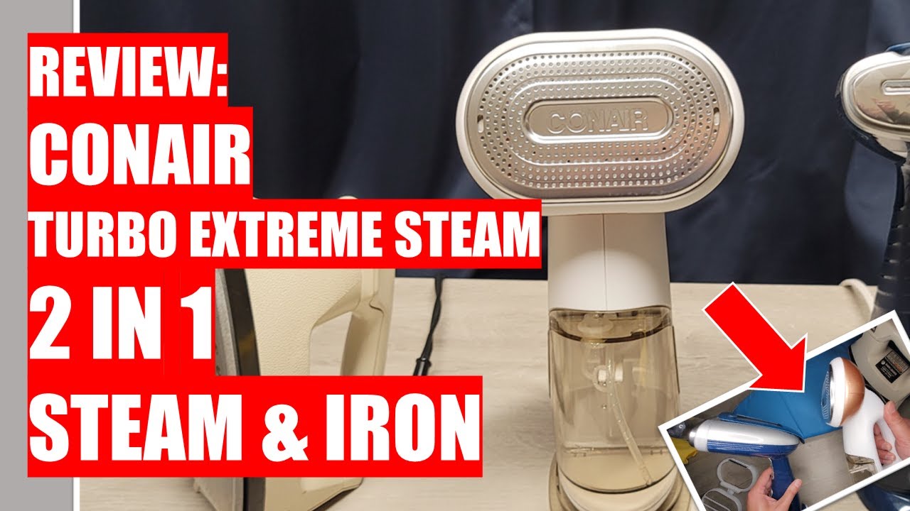 ОБЗОР: Costco CONAIR Turbo Extreme Steam 2 в 1: отпариватель и утюг