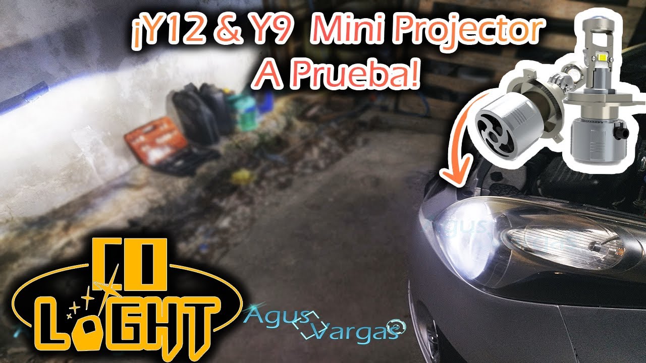 COLIGHT MINI LUPAS Y12 VS Y9 plus H4 | Agus Vargas