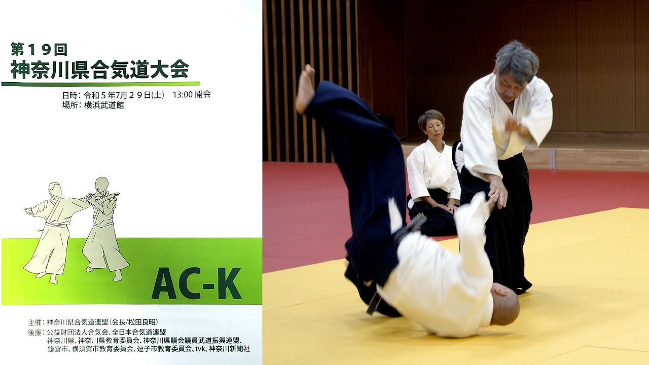 Hiroshi YAMAMOTO 6th Dan, Eight Views Aikikai - 19th Kanagawa Aikido Federation Demonstration
