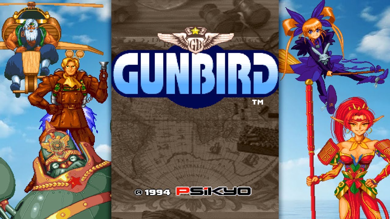 Gunbird / ガンバード (1994) Arcade - 2 Players Ash and Marion [TAS]