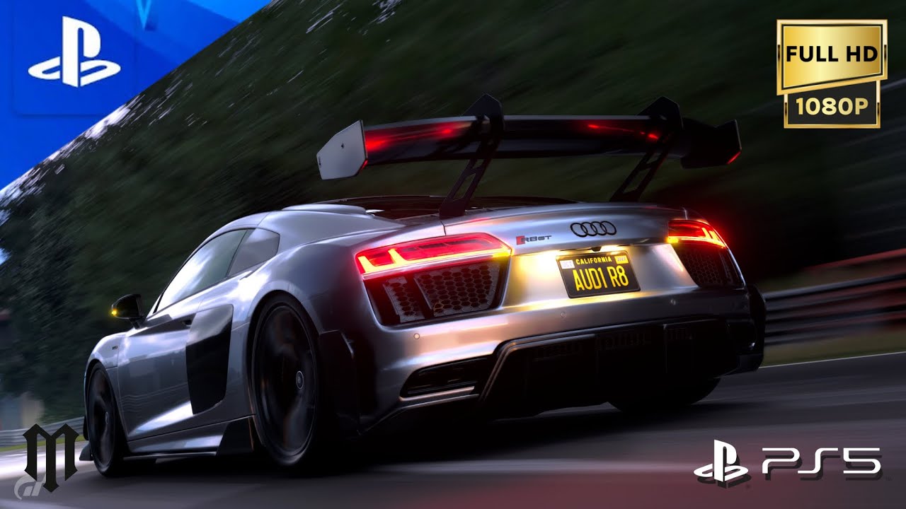 (PS5) GRAN TURISMO 7 - GAMEPLAY AUDI R8 V10 - NÜRBURGRING (1080P FULL HD 60FPS)