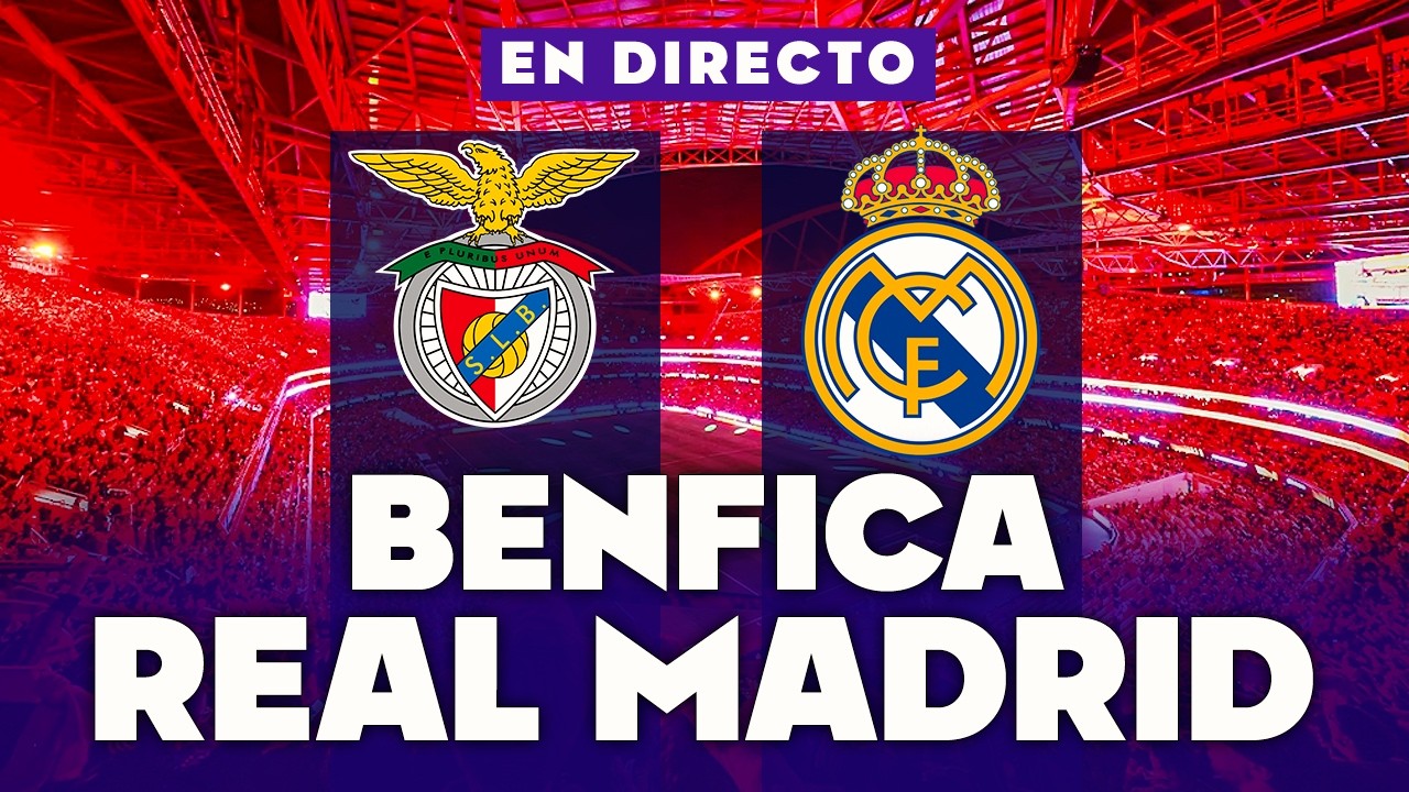 🔴REACCIONANDO al BENFICA vs REAL MADRID EN VIVO | PLAYOFF de la CHAMPIONS LEAGUE