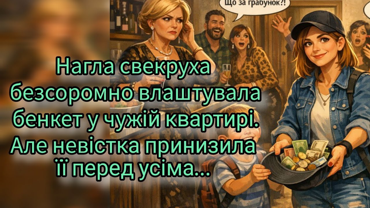 Нагла свекруха безсоромно влаштувала бенкет у чужій квартирі. Але невістка принизила її перед усіма…