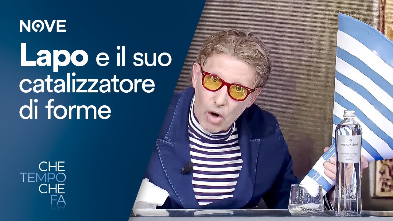Lapo e il suo catalizzatore di forme | Che tempo che fa