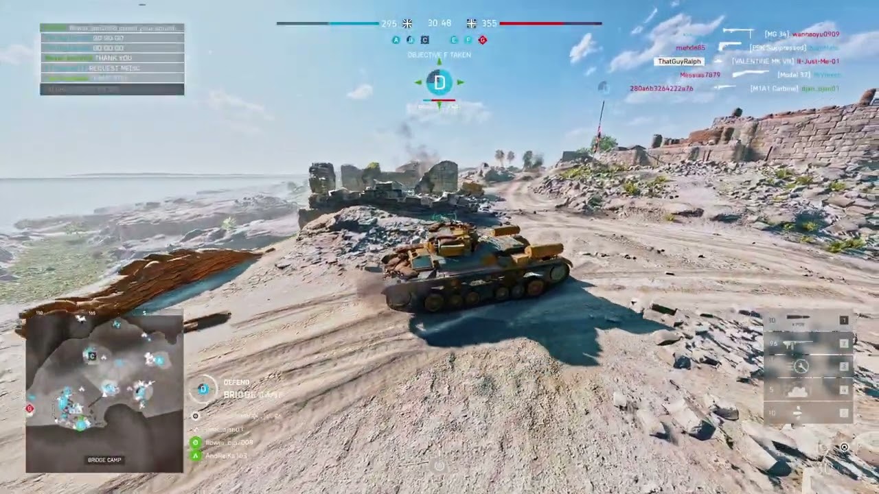Battlefield 5 – Hamada | 31 Kills 9 Deaths | Valentine Mk VIII & STG44
