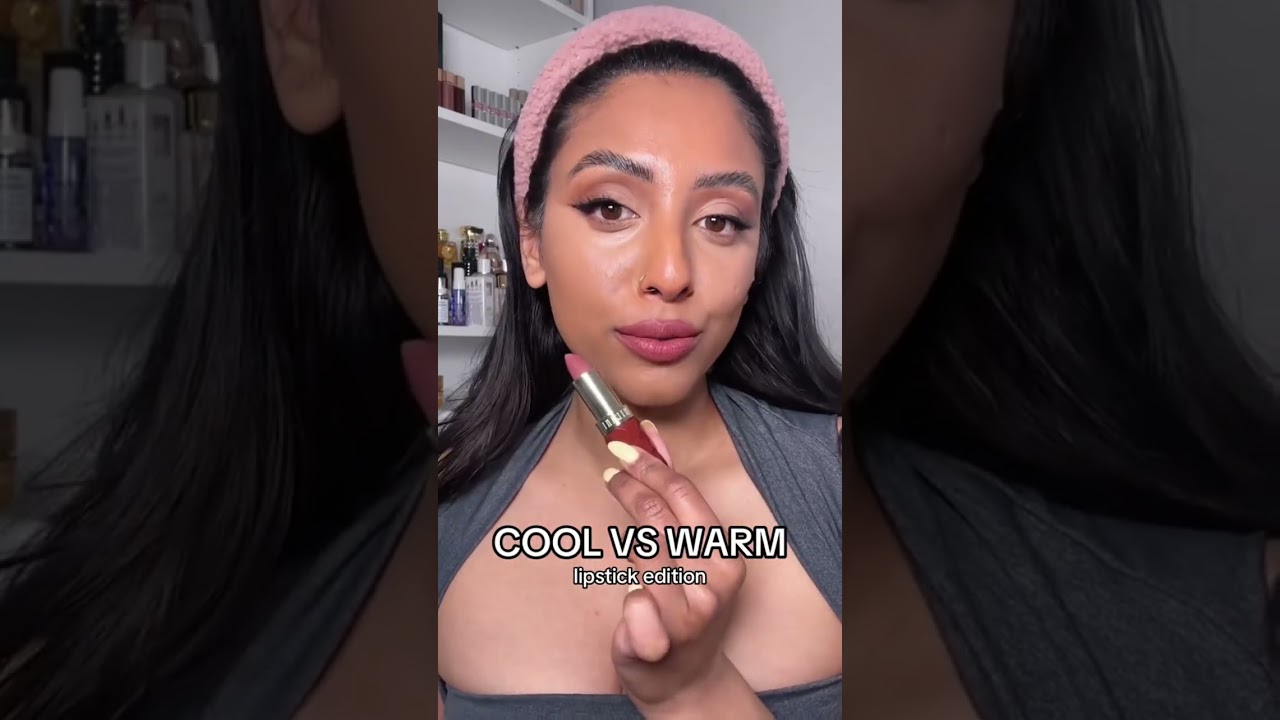 Cool vs Warm Tone Lipsticks #makeup