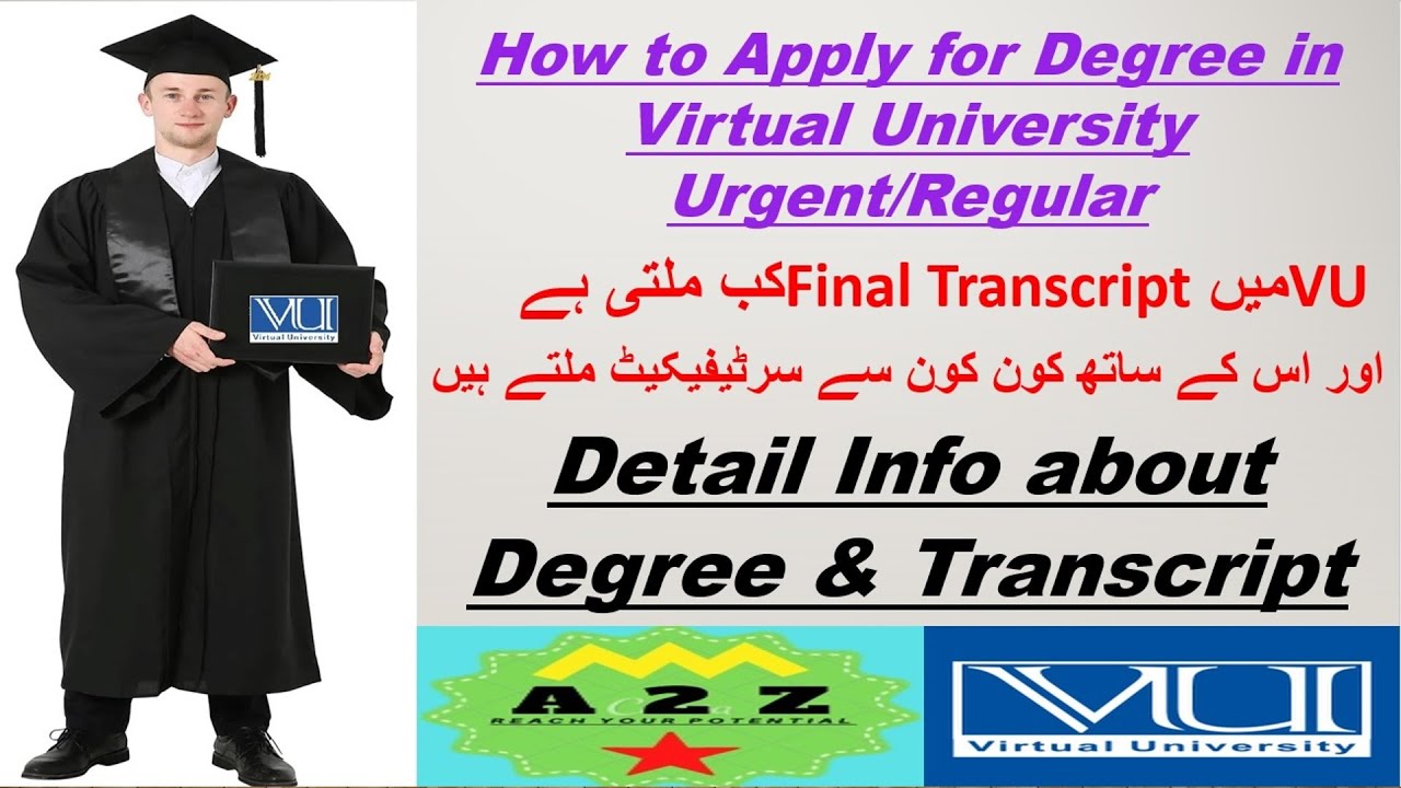 How to Apply for Degree/ Transcript (Regular/Urgent) from VU