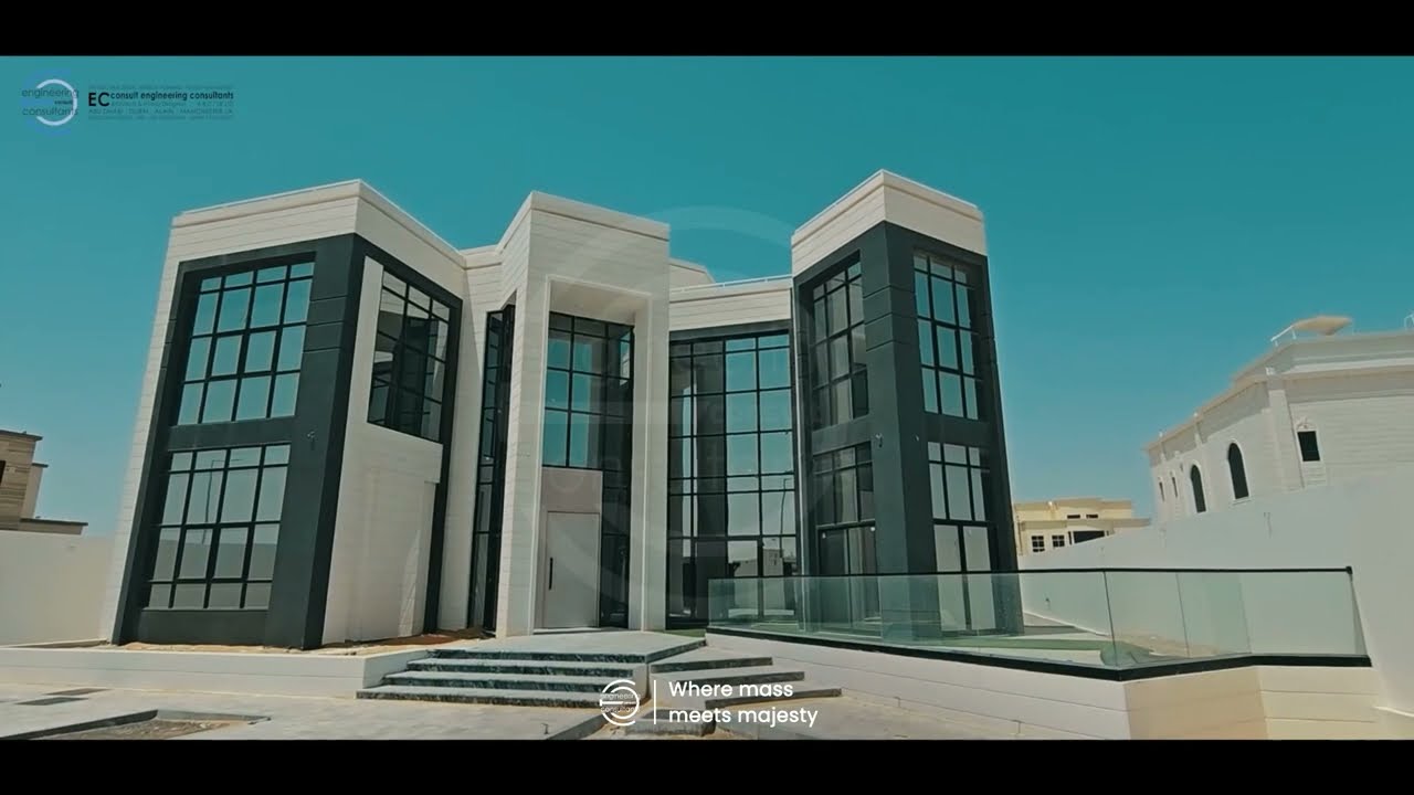 فيلا مودرن في مدينة الرياض، أبوظبي | تصميم MWS Designer | استشارات EC Consult