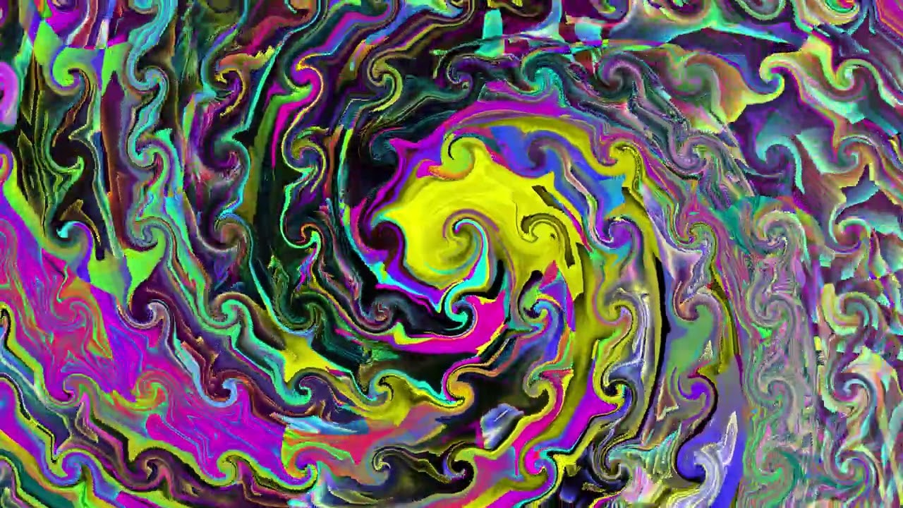Abstract video synthesis loop 4K 60fps 360secs Q8eF 053