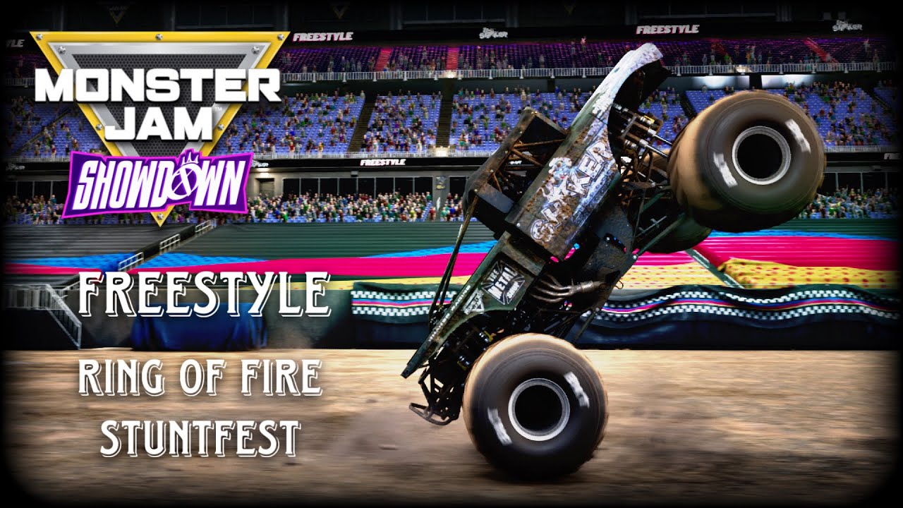 Monster Jam Showdown, Freestyle, Ring Of Fire Stuntfest