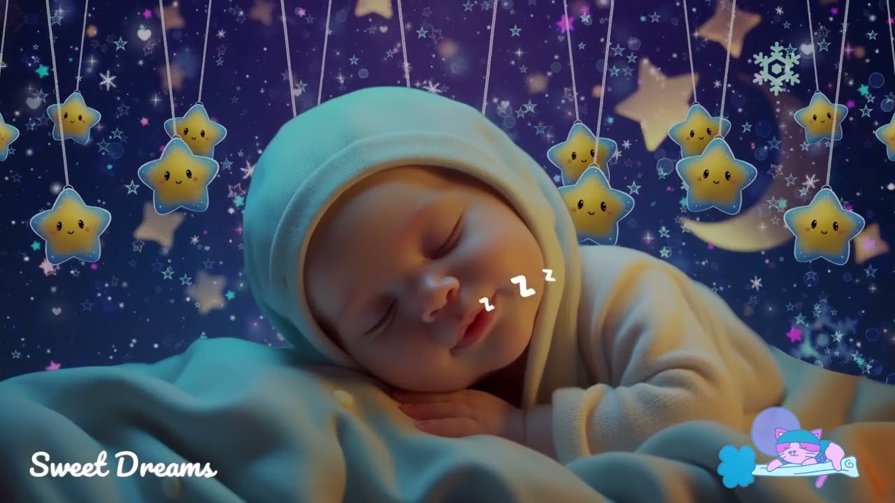 Baby Sleep Music🌙 Baby Sleep Fast💖 Overcome Insomnia Fast in 3 Minutes 💤Mozart & Brahms Lullabies