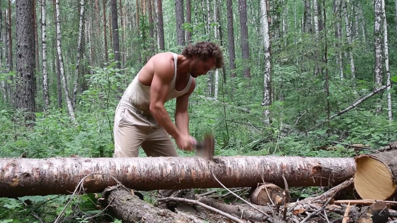 Mann Baut Allein Netzunabh&auml;ngige H&uuml;tte Im Wilden Norden | Von Anfang bis Ende von @SurvivalFarNorth