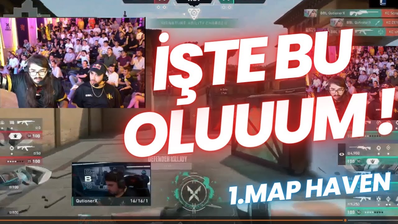 BBL İNANILMAZ COMEBACK ATIYOR FERİT VE TARAFTAR ÇILDIRIYOR ! BBL VS KC İLK MAP HAVEN VALORANT