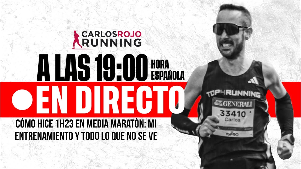 🔴Directo #33 - Cómo Hice 1h23 en Media Maratón: Mi Entrenamiento y Todo lo que No Se Ve