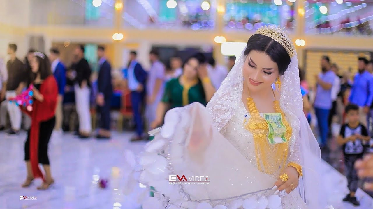 الفنان  شاكر حلو حفلة زفاف خيرهات و سونيا  في قاعة هانوفر شنكال جزء 5
