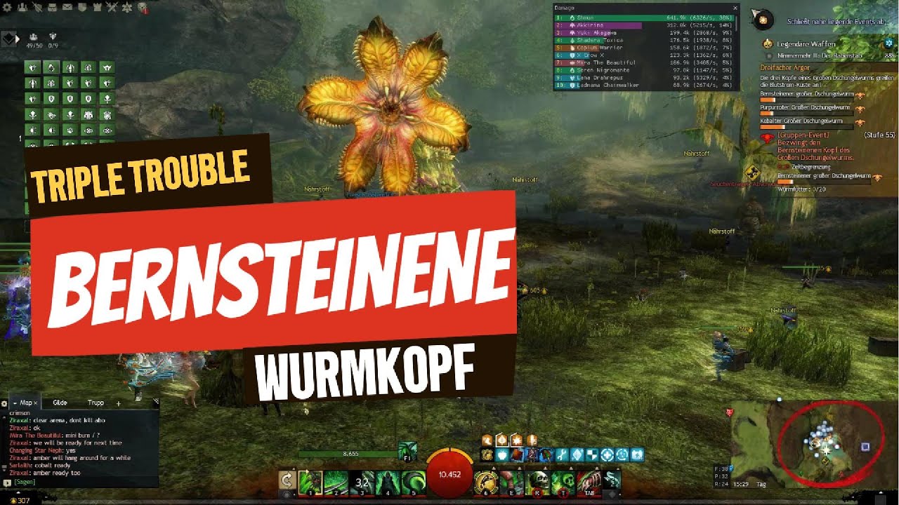 Guild Wars2 Dreifach &Auml;rger/Wurmkopf#1 Bernstein