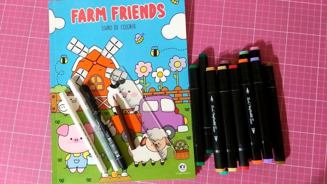 Colorindo com Marcadores e Fazendo Textura 