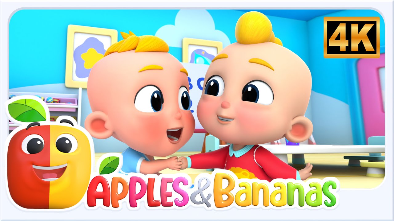 Hello Song for Kids | Learn Manners | Nursery Rhyme | Apples and Bananas