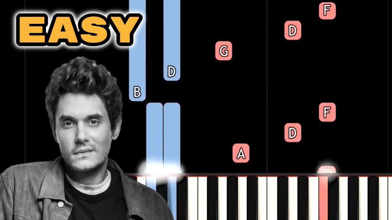 Say by John Mayer | Piano Tutorial | EASY