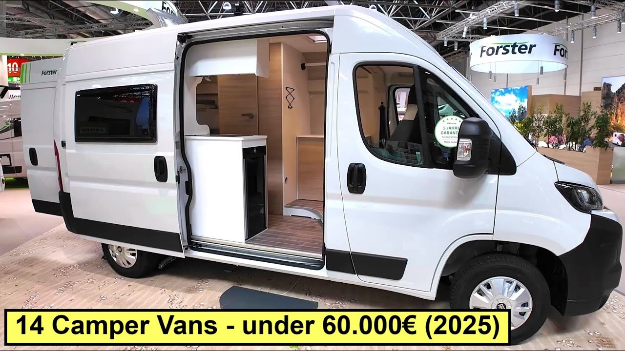 14 Campervans under 60.000€ for 2025