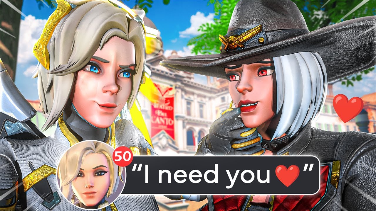 This girl begged to play Overwatch 2 with me..